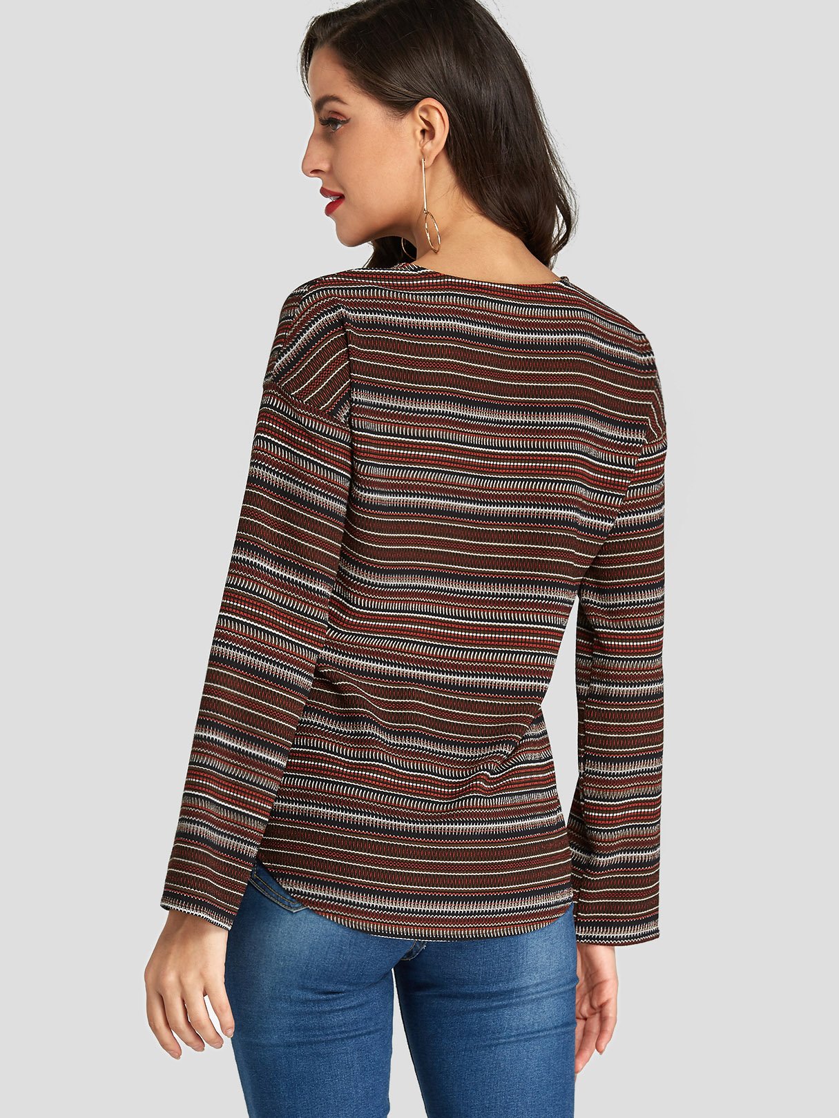 ODM Ladies Long Sleeve Blouses