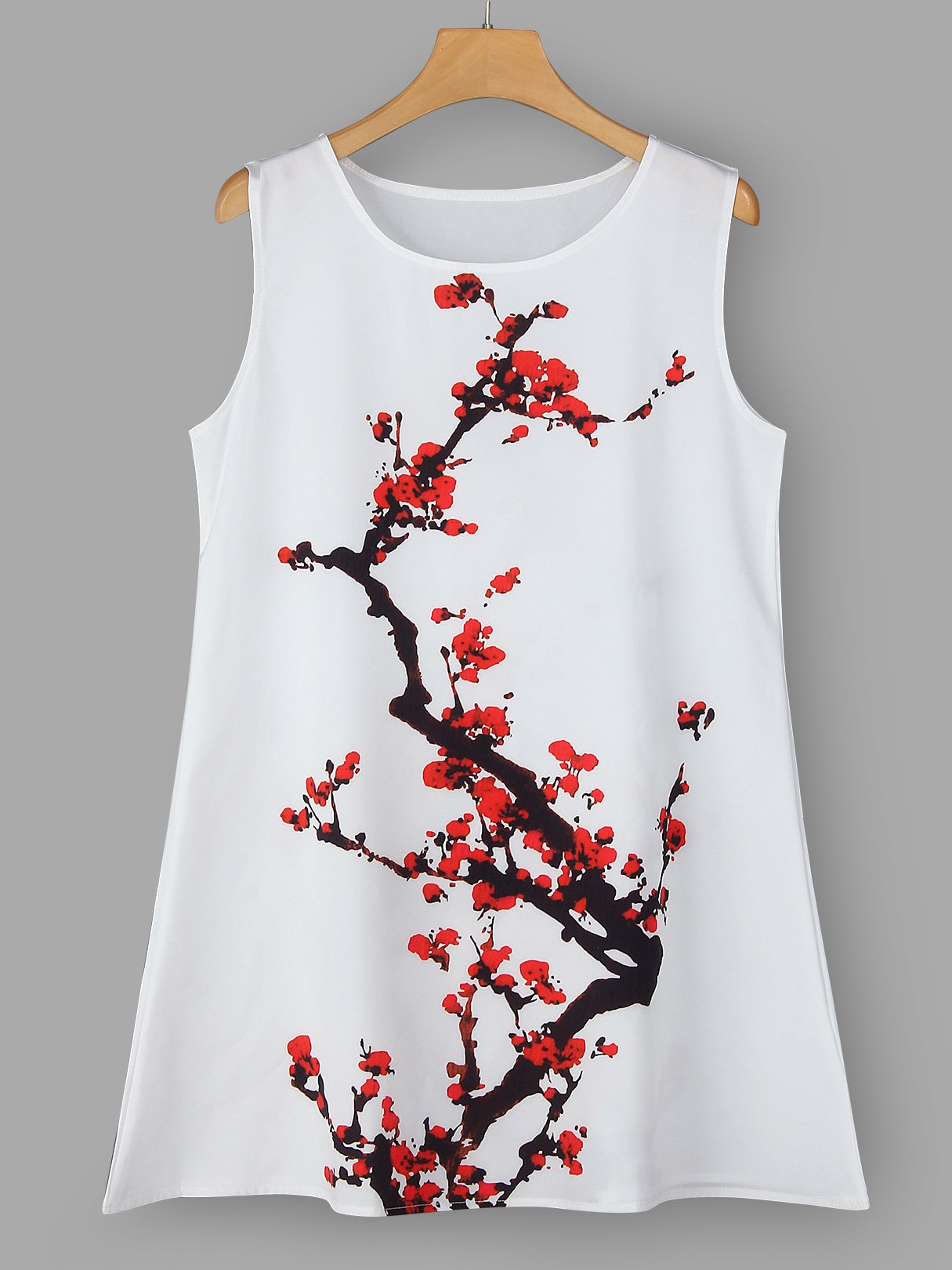 OEM Ladies White Floral Dresses
