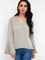 ODM Ladies Long Sleeve Blouses