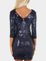 OEM ODM Womens Navy Mini Dresses