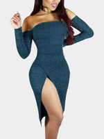 OEM Ladies Purple Sexy Dresses