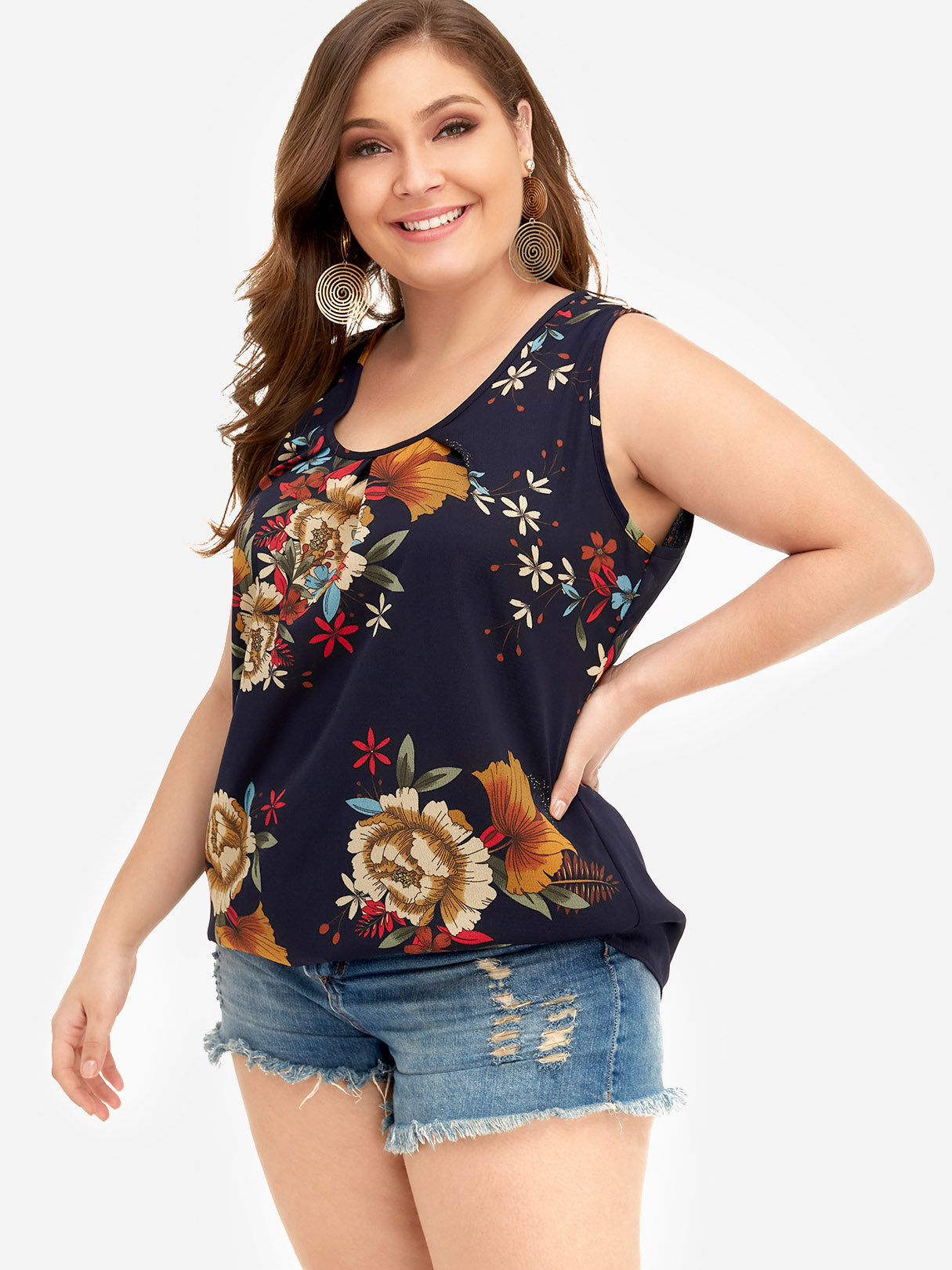 OEM ODM Ladies Plus Size Summer Tops