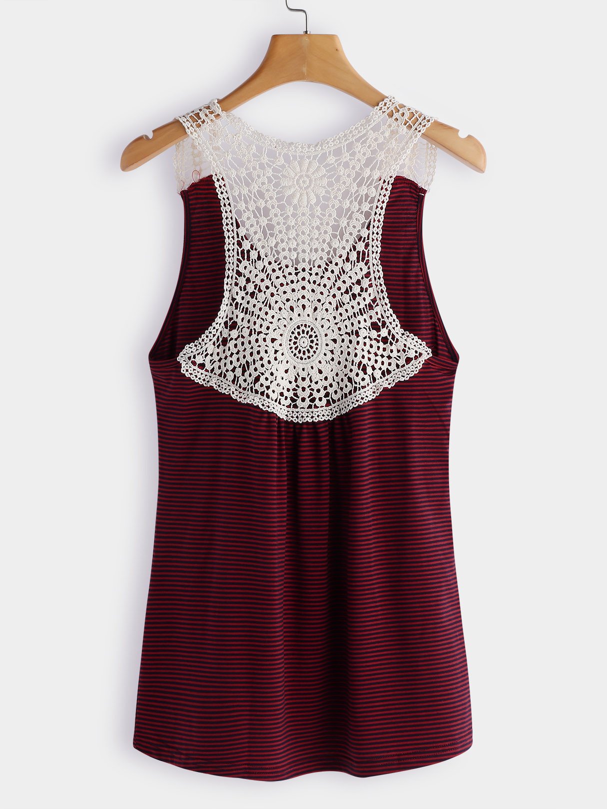 NEW FEELING Womens Burgundy Camis