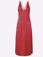 Custom Ladies Deep V Neck Maxi Dress