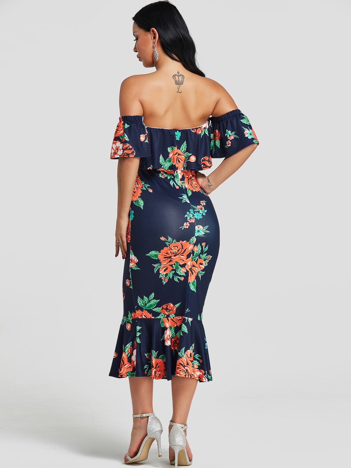 NEW FEELING Womens Navy Maxi Dresses