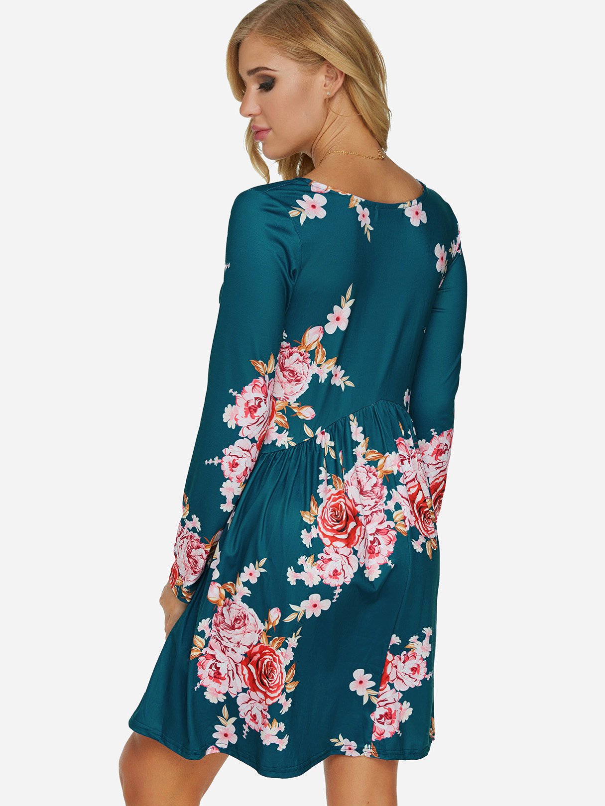 NEW FEELING Womens Floral Floral Dresses