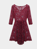 NEW FEELING Womens Burgundy Sexy Dresses