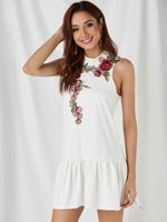 OEM Ladies White Casual Dresses
