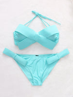 Plus Size Flounce Bikini Top