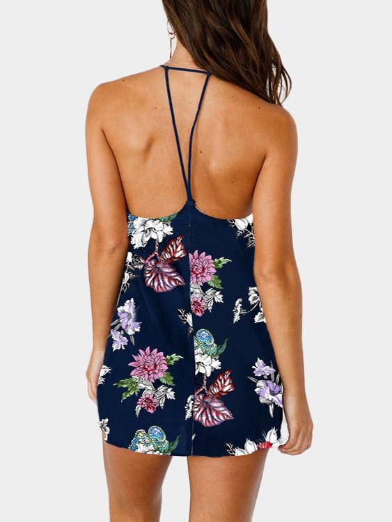 OEM Ladies Navy Mini Dresses