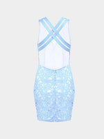 NEW FEELING Womens Blue Mini Dresses