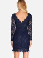 NEW FEELING Womens Navy Mini Dresses