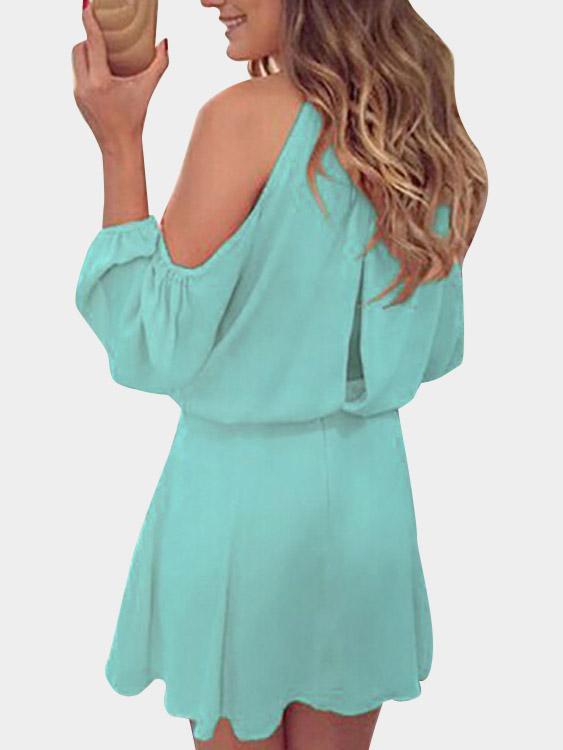 OEM ODM Ladies Light Green Casual Dresses