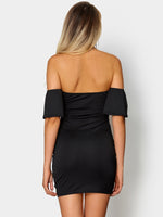 NEW FEELING Womens Black Mini Dresses