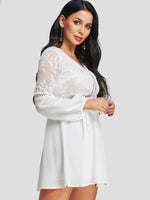 OEM Ladies White Mini Dresses