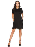 Custom Womens Short Sleeve Mini Dress
