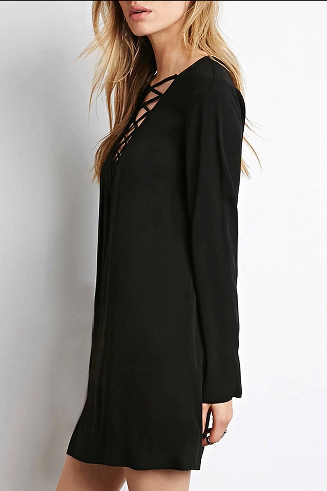 OEM Ladies Black Casual Dresses