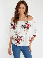 Custom Womens Floral Print Blouses