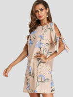 ODM Ladies Short Sleeve Mini Dresses