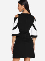 NEW FEELING Womens Black Casual Dresses