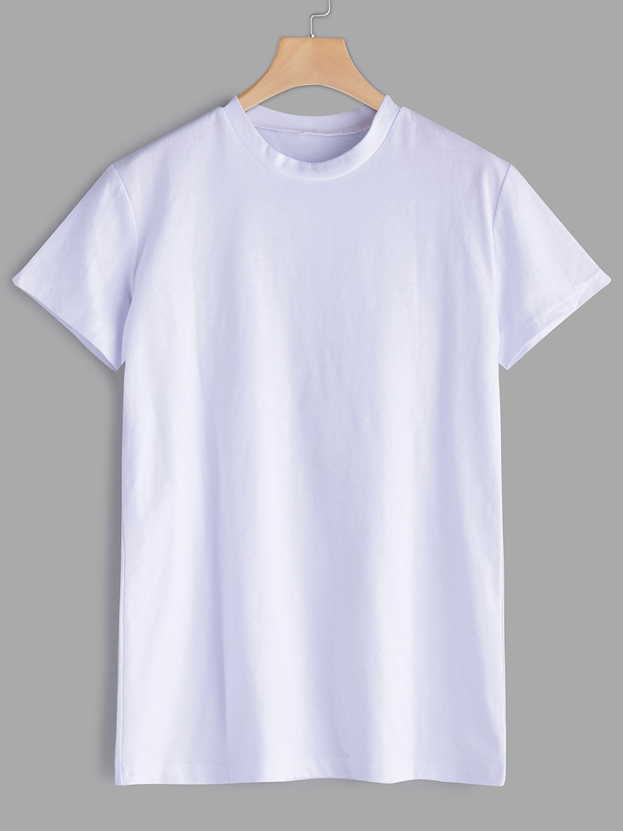 NEW FEELING Womens White T-Shirts