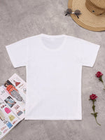 OEM Ladies White T-Shirts