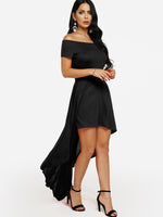OEM Ladies Black Off The Shoulder Dresses