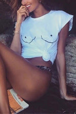 OEM Ladies White T-Shirts