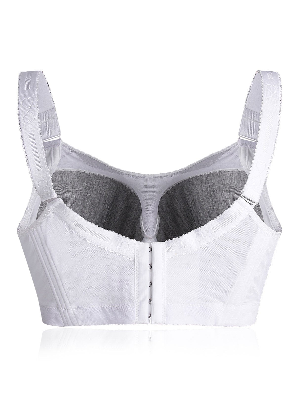 NEW FEELING Womens White Plus Size Intimates