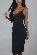 NEW FEELING Womens Black Casual Dresses