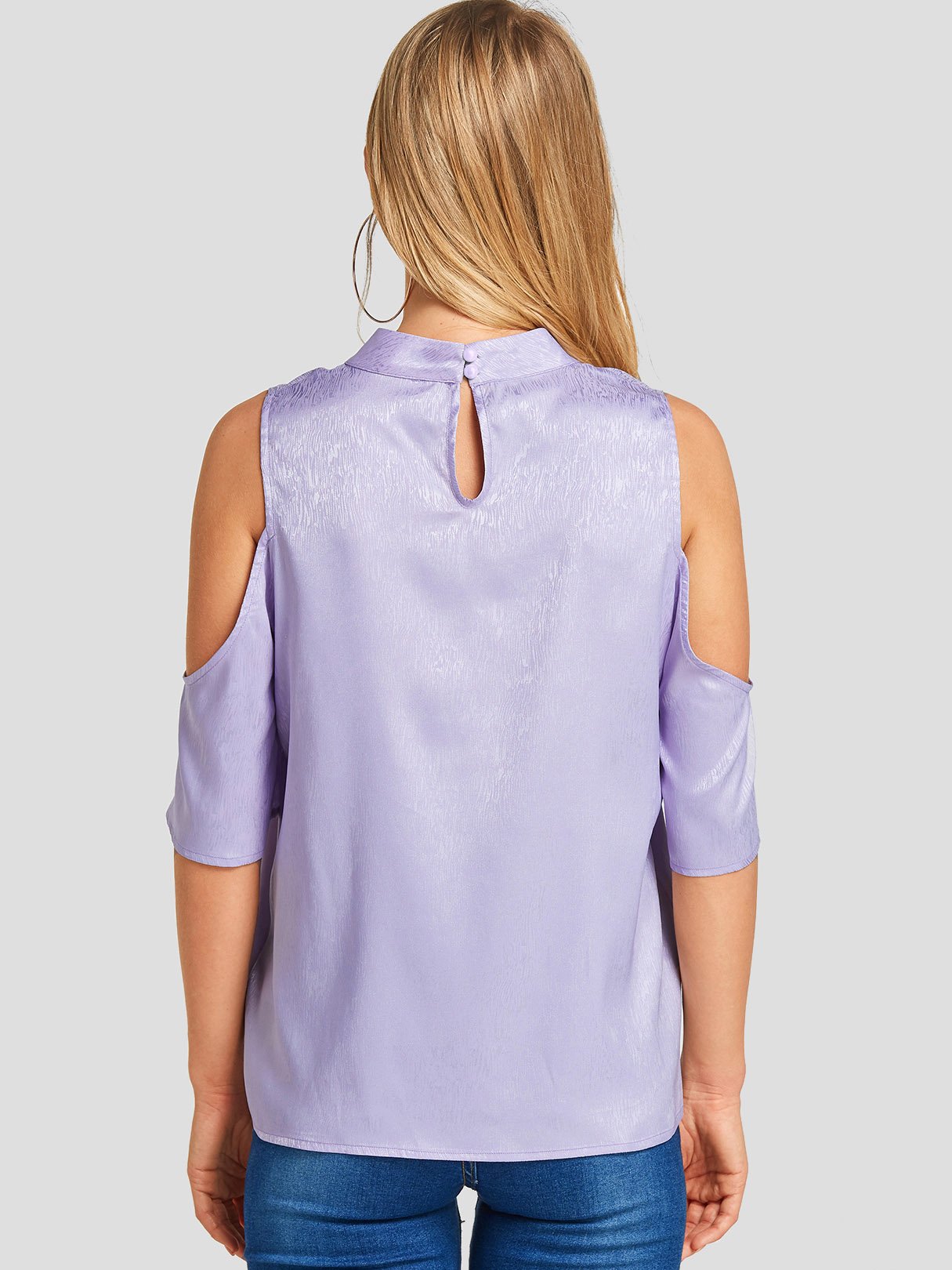 ODM Ladies Half Sleeve Blouses