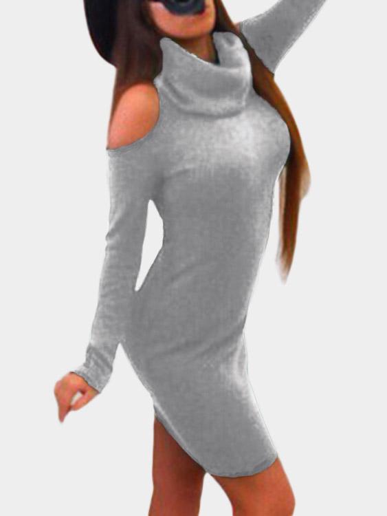 NEW FEELING Womens Grey Mini Dresses
