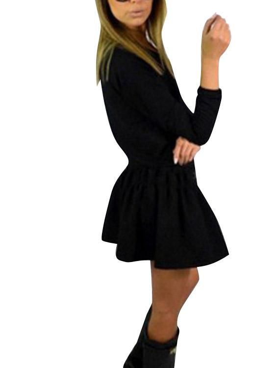 OEM Ladies Black Mini Dresses