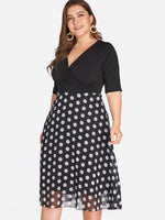 OEM Ladies Black Plus Size Dresses