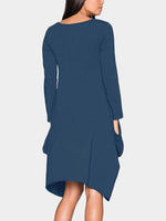 NEW FEELING Womens Blue Casual Dresses
