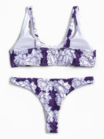 NEW FEELING Womens Floral Bikinis