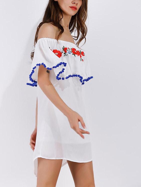 OEM Ladies White Sexy Dresses