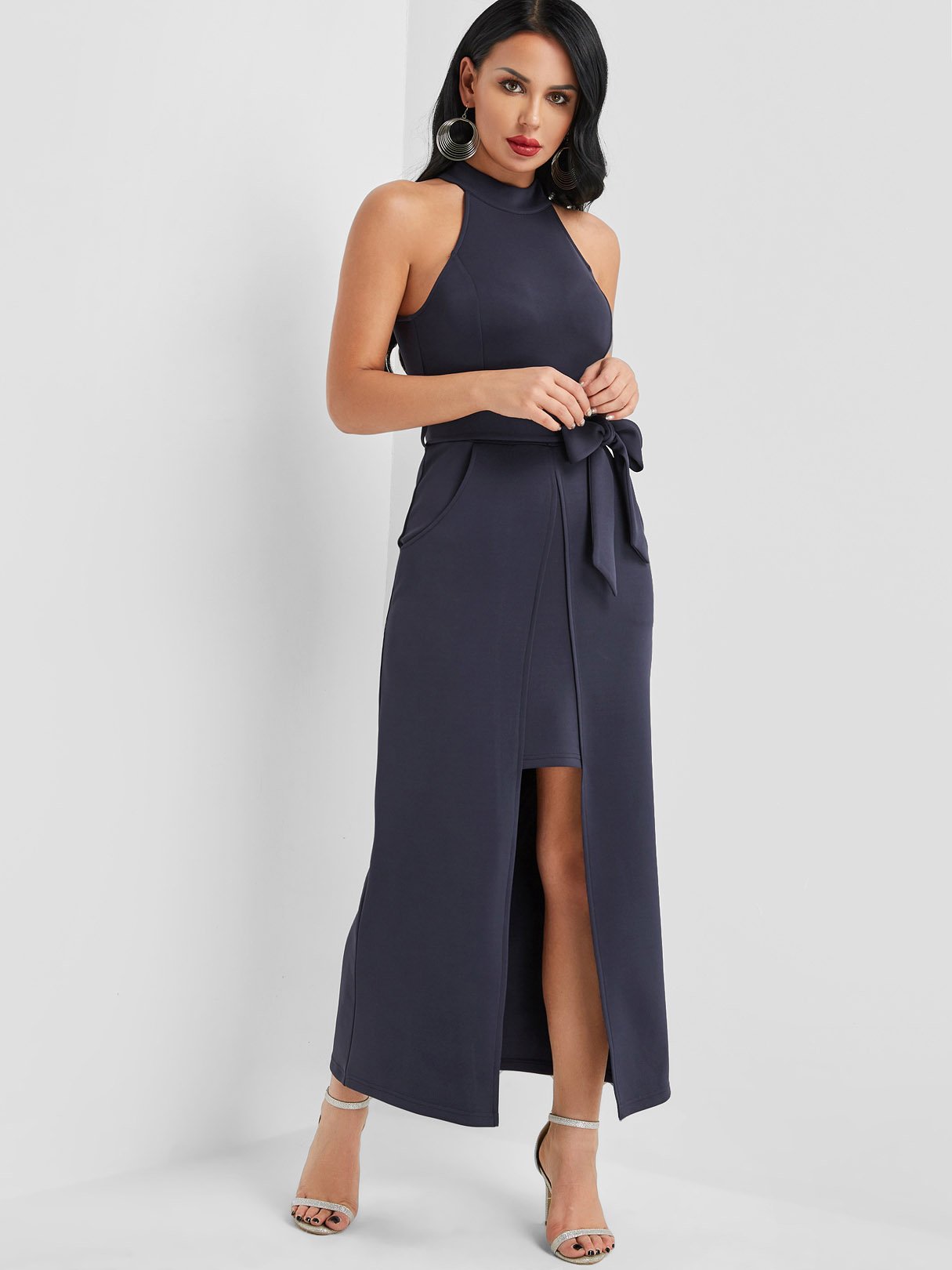 ODM Ladies Sleeveless Casual Dresses