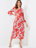 OEM ODM Womens Black Floral Dresses