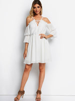 Custom Womens Long Sleeve Casual Dress