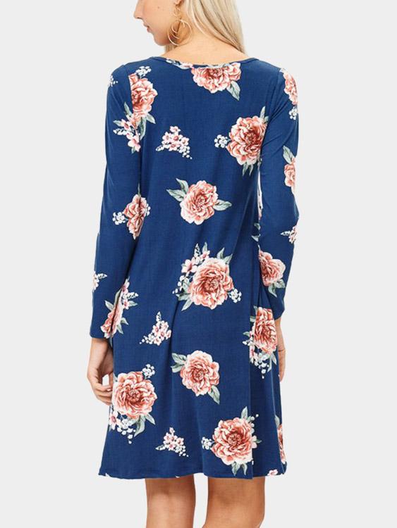 NEW FEELING Womens Blue Mini Dresses