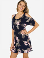 ODM Ladies Short Sleeve Mini Dresses