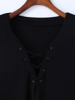 Custom Womens Black Tunic Blouses