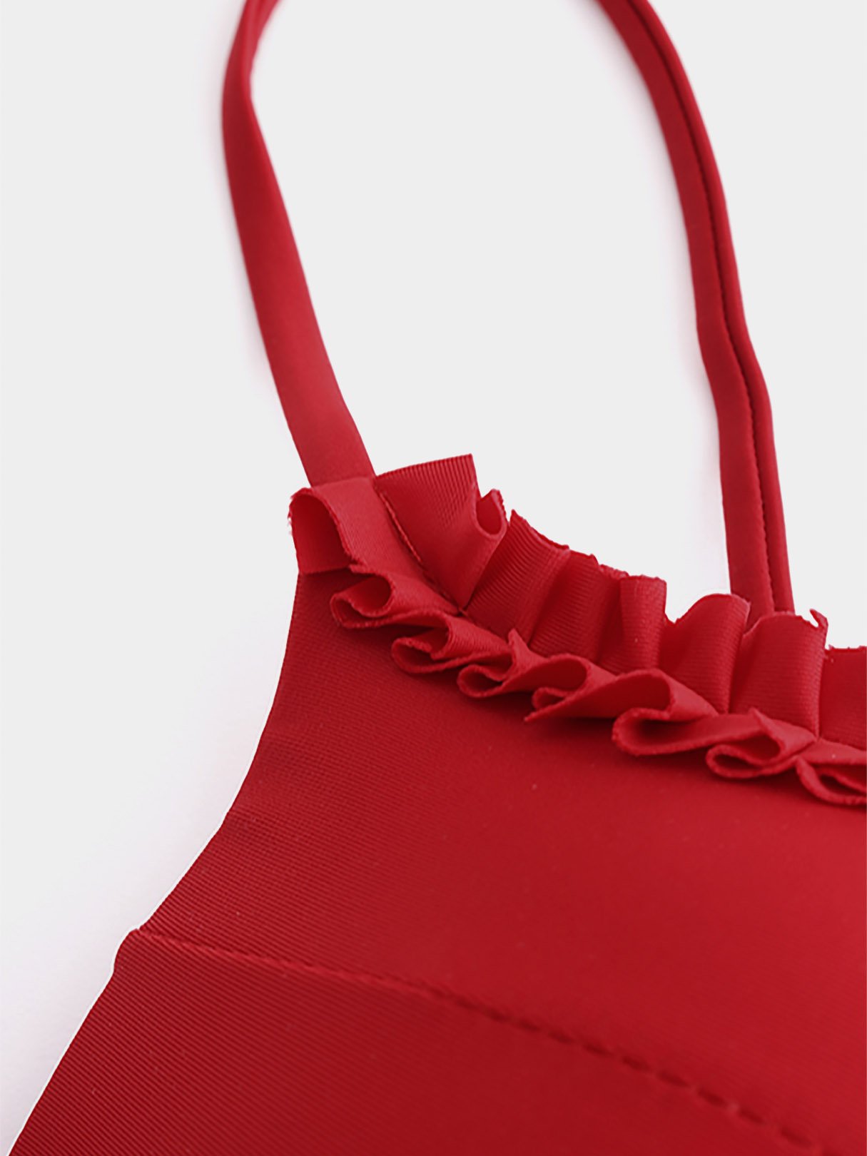 NEW FEELING Womens Red Bikinis