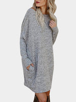 NEW FEELING Womens Grey Mini Dresses