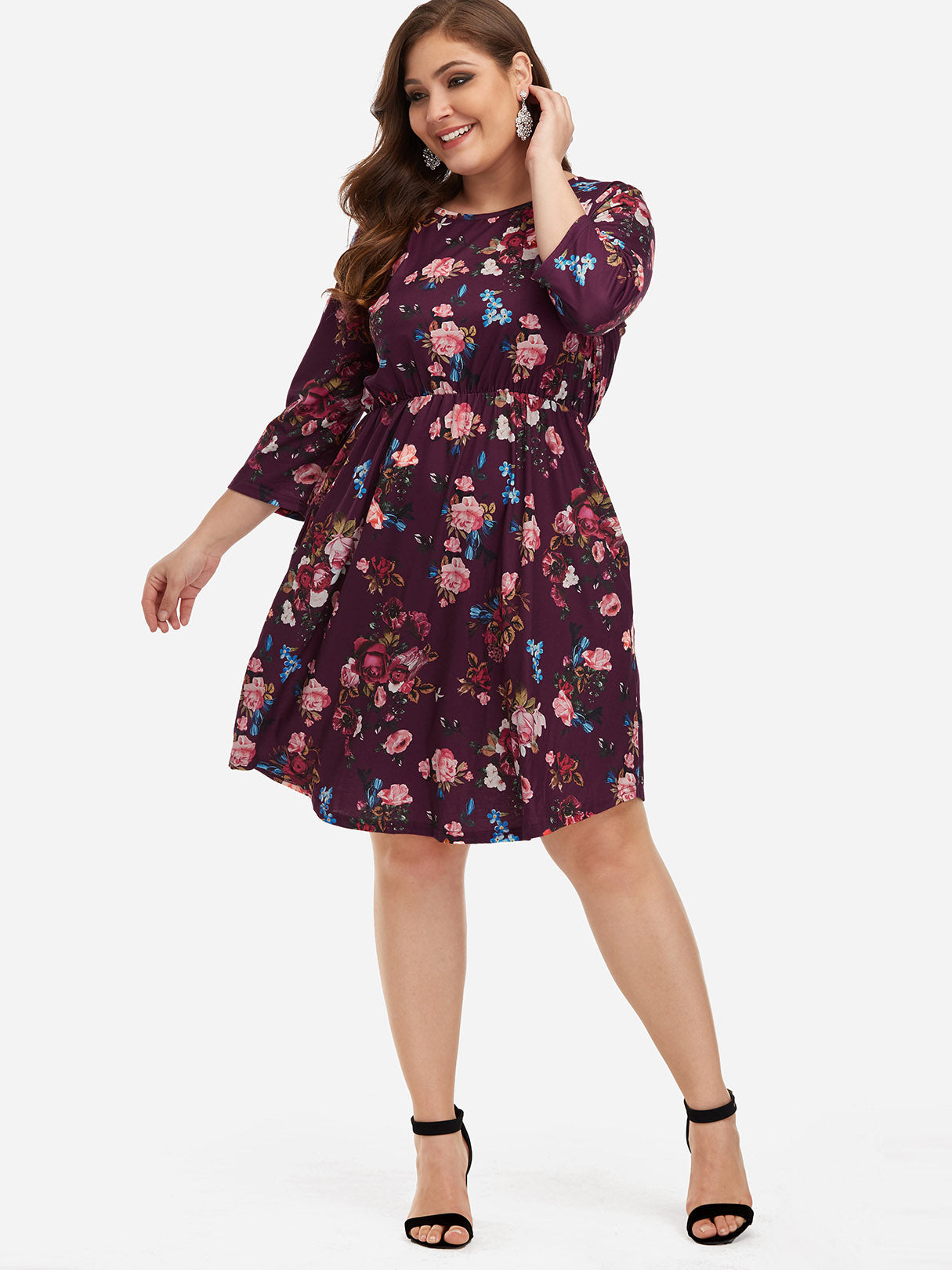 OEM ODM Womens Burgundy Plus Size Dresses