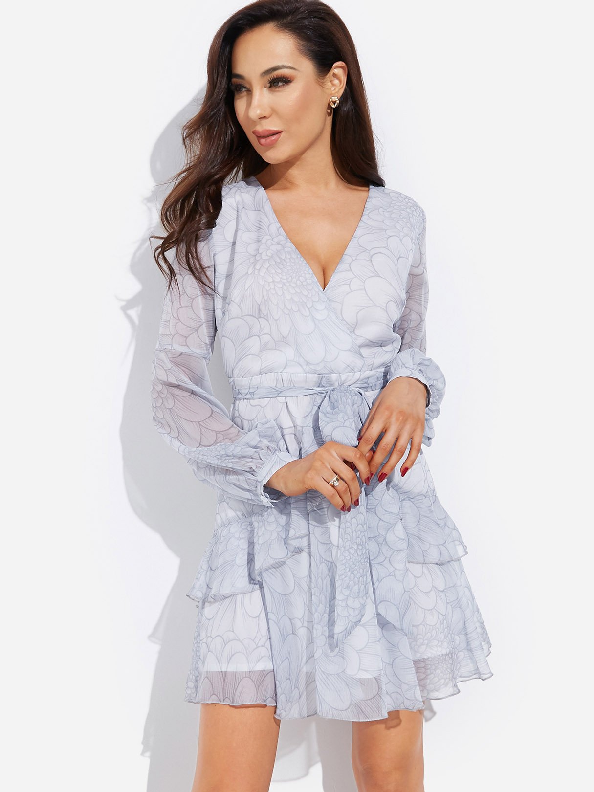 OEM Ladies Floral Floral Dresses