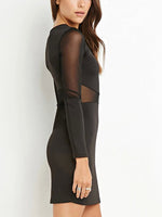 OEM Ladies Black Bodycon Dresses