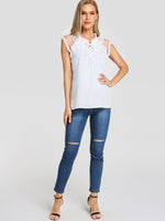 NEW FEELING Womens White T-Shirts