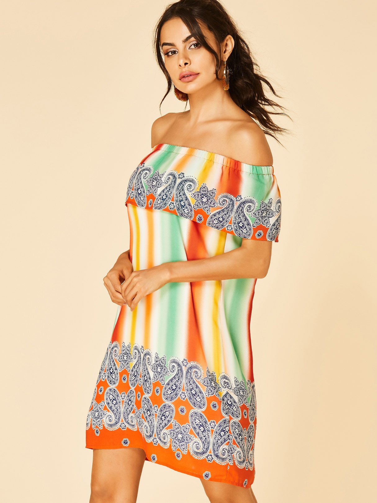 OEM Ladies Multi Mini Dresses